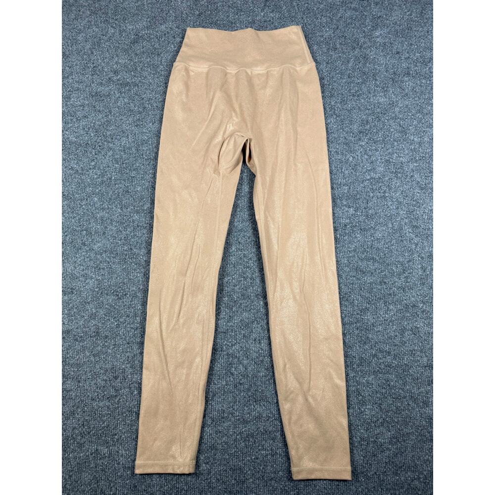 Buffbunny Collection Tan Shimmer Leggings - Size Medium